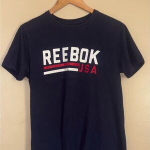 Reebok Men's Black Graphic Tee‎